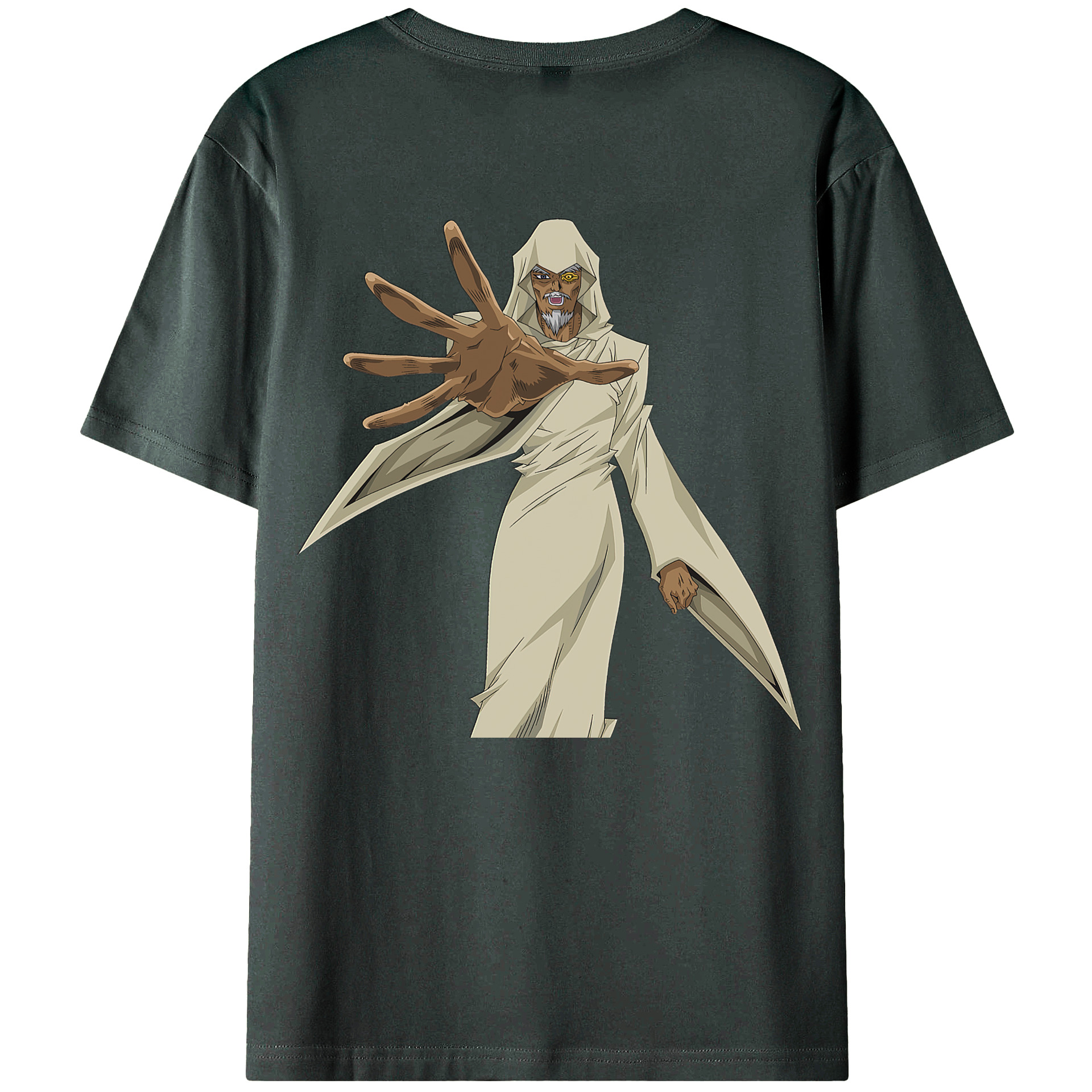 （画像用） 遊☆戯☆王 Yu-Gi-Oh! 綿100％ メンズ半袖Tシャツ（バックプリント） 通気性